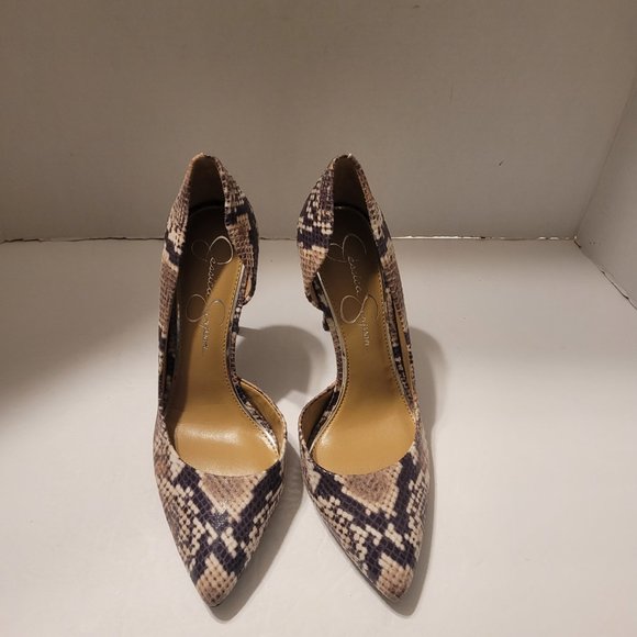 Jessica Simpson Women Stiletto Heels Textile Upper Man-Made Lining/Sole Size 7.5 - Picture 2 of 9